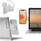 POWERTECH βάση για smartphone PT-1352, μαγνητική, ασημί