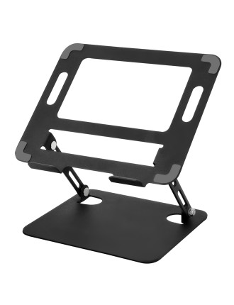 POWERTECH επιτραπέζια βάση για laptop/tablet PT-1354 έως 18.3", foldable, μαύρη