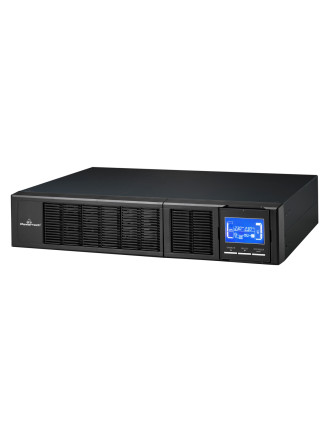 POWERTECH UPS On Line PT-1358 για rack 2U, με οθόνη, 2000VA/1800W, 3x Schuko output