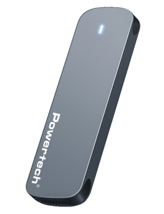POWERTECH θήκη για M.2 SATA SSD PT-1374, 6Gbps, γκρι POWERTECH θήκη για M.2 SATA SSD PT-1374, 6Gbps, γκρι