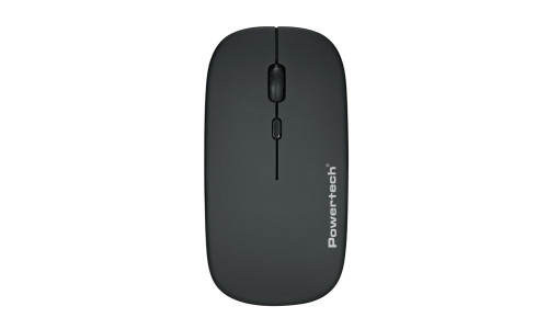 POWERTECH ασύρματο ποντίκι PT-1381, 2.4GHz & Bluetooth, έως 1600DPI, 500mAh, μαύρο
