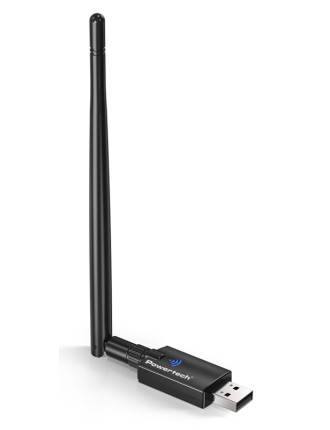 POWERTECH ασύρματος USB αντάπτορας δικτύου & Bluetooth 5.3 PT-1386, 900Mbps WiFi 6