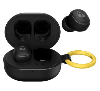 POWERTECH earphones με θήκη φόρτισης PT-1392, True Wireless, 6mm, 25/230mAh, μαύρα