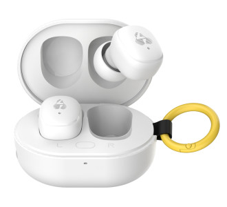 POWERTECH earphones με θήκη φόρτισης PT-1393, True Wireless, 6mm, 25/230mAh, λευκά