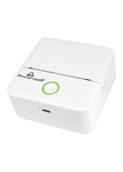 POWERTECH smart θερμικός εκτυπωτής φωτογραφιών & σχεδίων PT-1420, 200dpi, Bluetooth, λευκός