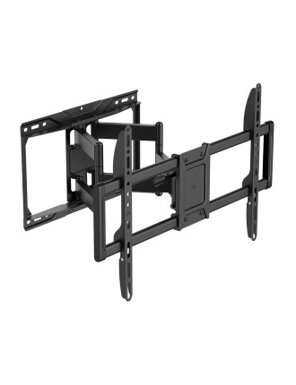 POWERTECH επιτοίχια βάση τηλεόρασης PT-1423, 37-90", 75kg, heavy duty, full motion