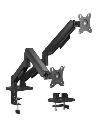 POWERTECH βάση γραφείου για 2x οθόνες PT-1425, 17-32", έως 9kg