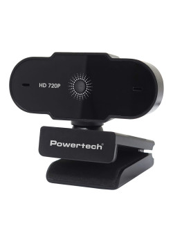 POWERTECH web camera PT-1426, 0.9MP, 720p HD, fixed εστίαση, 1.5m, μαύρη
