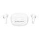 POWERTECH earphones με θήκη φόρτισης PT-1432, True Wireless, 35/300mAh, λευκά