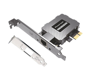 POWERTECH κάρτα επέκτασης δικτύου PCIe σε RJ45 PT-1453, 1000Mbps