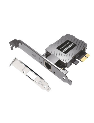 POWERTECH κάρτα επέκτασης δικτύου PCIe σε RJ45 PT-1453, 1000Mbps