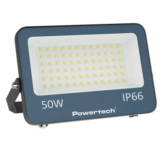 POWERTECH LED προβολέας PT-1459, 50W, 4000K, 4500lm, IP66