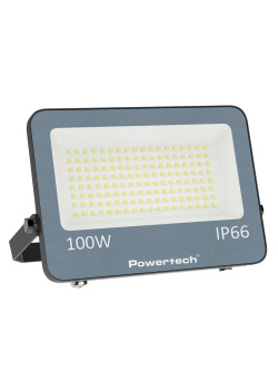 POWERTECH LED προβολέας PT-1460, 100W, 4000K, 9000lm, IP66