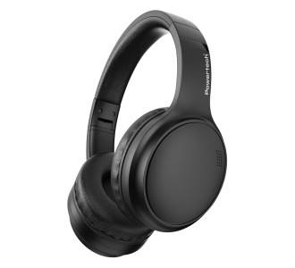 POWERTECH headphones PT-1463, ενσύρματα & ασύρματα, ANC, 40mm, 500mAh, μαύρα