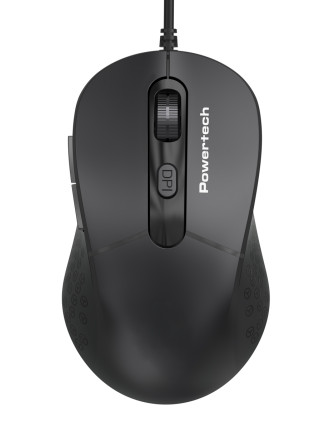 POWERTECH ενσύρματο ποντίκι PT-1467, οπτικό, έως 1600DPI, μαύρο POWERTECH ενσύρματο ποντίκι PT-1467, οπτικό, έως 1600DPI, μαύρο