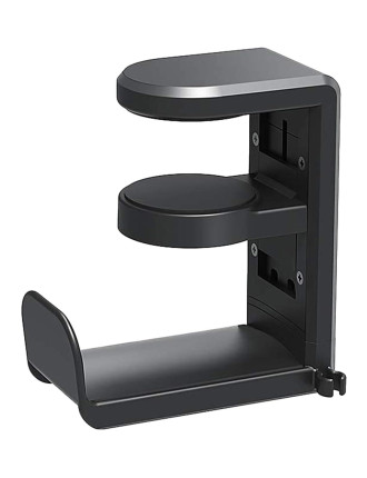 POWERTECH βάση ακουστικών γραφείου PT-1495, περιστρεφόμενη, μαύρη POWERTECH βάση ακουστικών γραφείου PT-1495, περιστρεφόμενη, μαύρη