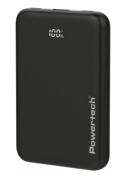 POWERTECH power bank PT-1502 με οθόνη, 10000mAh, 22.5W, μαύρο