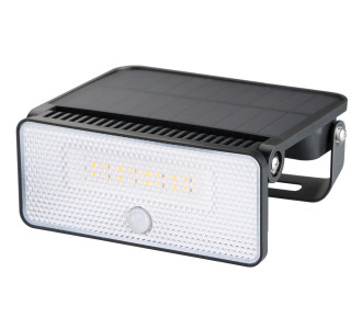 POWERTECH LED ηλιακό φωτιστικό PT-1517 με αισθητήρα κίνησης, 8W, 1800mAh, μαύρο