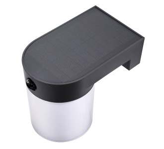POWERTECH LED ηλιακό φωτιστικό PT-1520 με αισθητήρα κίνησης, 4W, 2000mAh, μαύρο