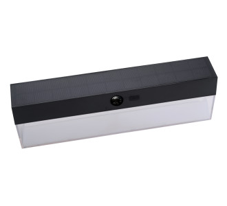 POWERTECH LED ηλιακό φωτιστικό PT-1521 με αισθητήρα κίνησης, 4W, 2000mAh, μαύρο