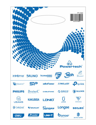 Σακούλα εμπορευμάτων τύπου χούφτας PT-1522, 21x30cm, νάιλον, 40τμχ
