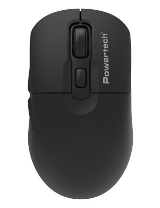 POWERTECH ασύρματο ποντίκι PT-1542, 2.4GHz, έως 5000DPI, αθόρυβο, μαύρο