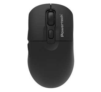 POWERTECH ασύρματο ποντίκι PT-1543, 2.4GHz & Bluetooth, έως 2400DPI, αθόρυβο, μαύρο