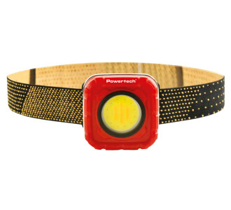 POWERTECH LED φακός κεφαλής PT-1548, 4 σε 1, επαναφορτιζόμενος, 950lm, IP64, κόκκινος