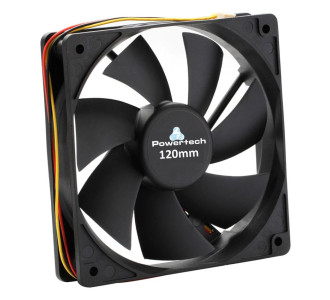 POWERTECH ανεμιστήρας PT-156, 120 x 120 x 25mm, 12V, 3pin & 4 βίδες