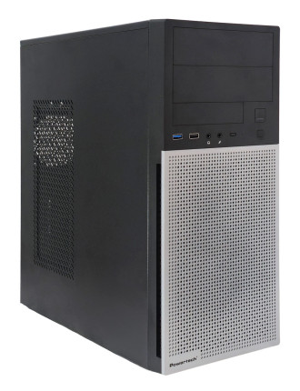 POWERTECH PC Case PT-1563 με 550W PSU, ATX Midi, 376.6x175x408.5mm, μαύρο