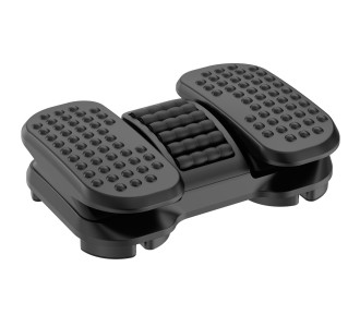 POWERTECH υποπόδιο γραφείου PT-1567 με πεντάλ εκγύμνασης ποδιών, μαύρο