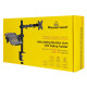 POWERTECH βάση γραφείου οθόνης & laptop PT-1569, 17-32", έως 10kg
