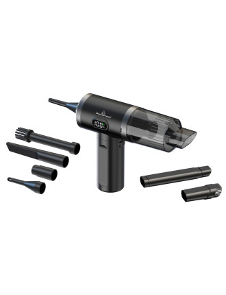 POWERTECH 2 σε 1 σκουπάκι χειρός & air duster PT-1576, 50W, 3600mAh, μαύρο POWERTECH 2 σε 1 σκουπάκι χειρός & air duster PT-1576, 50W, 3600mAh, μαύρο
