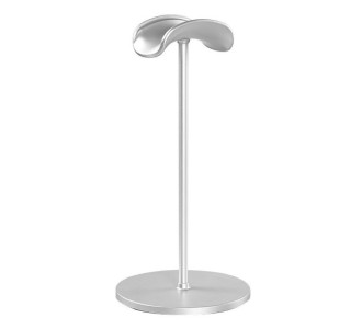 POWERTECH επιτραπέζια βάση ακουστικών PT-1580, ασημί