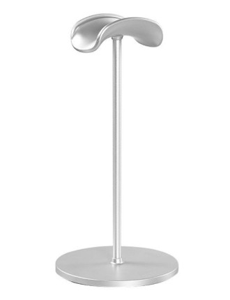 POWERTECH επιτραπέζια βάση ακουστικών PT-1580, ασημί