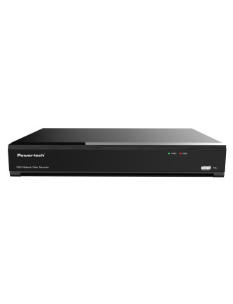 POWERTECH NVR καταγραφικό PT-1599, 8MP, H.264+/H.265+, 16 κανάλια POWERTECH NVR καταγραφικό PT-1599, 8MP, H.264+/H.265+, 16 κανάλια