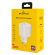 POWERTECH φορτιστής τοίχου PT-1612, USB-C, 100W, GaN, AVS, λευκός POWERTECH φορτιστής τοίχου PT-1612, USB-C, 100W, GaN, AVS, λευκός