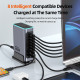 POWERTECH σταθμός φόρτισης PT-1621, 2x USB & 6x USB-C, GaN, 140W, γκρι POWERTECH σταθμός φόρτισης PT-1621, 2x USB & 6x USB-C, GaN, 140W, γκρι