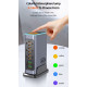 POWERTECH σταθμός φόρτισης PT-1621, 2x USB & 6x USB-C, GaN, 140W, γκρι POWERTECH σταθμός φόρτισης PT-1621, 2x USB & 6x USB-C, GaN, 140W, γκρι