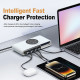 POWERTECH σταθμός φόρτισης PT-1624, 2x USB/2x USB-C/wireless, 72W, λευκός POWERTECH σταθμός φόρτισης PT-1624, 2x USB/2x USB-C/wireless, 72W, λευκός