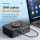 POWERTECH σταθμός φόρτισης PT-1625 με οθόνη, 4x USB/4x USB-C/wireless, 140W, μαύρος POWERTECH σταθμός φόρτισης PT-1625 με οθόνη, 4x USB/4x USB-C/wireless, 140W, μαύρος