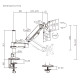 POWERTECH βάση γραφείου οθόνης PT-1627, 17-32", έως 9kg