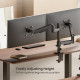 POWERTECH βάση γραφείου για 2x οθόνες PT-1628, 17-32", έως 9kg POWERTECH βάση γραφείου για 2x οθόνες PT-1628, 17-32", έως 9kg