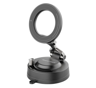 POWERTECH βάση smartphone αυτοκινήτου PT-1629 για ταμπλό/παρμπρίζ, μαγνητική, μαύρη