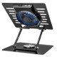 POWERTECH βάση & ψύξη laptop PT-1630 έως 17", 110mm LED fan, μεταλλική, μαύρη POWERTECH βάση & ψύξη laptop PT-1630 έως 17", 110mm LED fan, μεταλλική, μαύρη