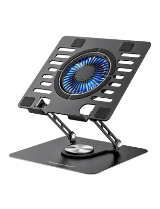 POWERTECH βάση & ψύξη laptop PT-1630 έως 17", 110mm LED fan, μεταλλική, μαύρη POWERTECH βάση & ψύξη laptop PT-1630 έως 17", 110mm LED fan, μεταλλική, μαύρη