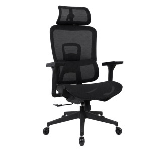 POWERTECH καρέκλα γραφείου PT-1633 με μπράτσα και ανάκλιση, ρυθμιζόμενο ύψος, μαύρη POWERTECH καρέκλα γραφείου PT-1633 με μπράτσα και ανάκλιση, ρυθμιζόμενο ύψος, μαύρη