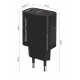 POWERTECH φορτιστής τοίχου PT-1638 με καλώδιο, USB/USB-C, 30W, GaN, μαύρος POWERTECH φορτιστής τοίχου PT-1638 με καλώδιο, USB/USB-C, 30W, GaN, μαύρος