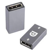 POWERTECH αντάπτορας DisplayPort PT-1643, 8K/60Hz, 32.4 Gbps, γκρι POWERTECH αντάπτορας DisplayPort PT-1643, 8K/60Hz, 32.4 Gbps, γκρι