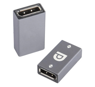 POWERTECH αντάπτορας DisplayPort PT-1643, 8K/60Hz, 32.4 Gbps, γκρι POWERTECH αντάπτορας DisplayPort PT-1643, 8K/60Hz, 32.4 Gbps, γκρι